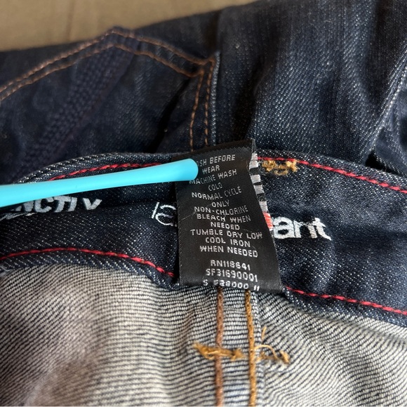 Distinctly Bootcut Jeans Women's 14 Avg. LANE BRYANT Blue Denim Dark Wash *READ* - Picture 13 of 16